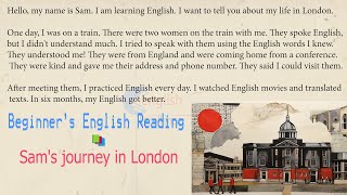 Beginners English Reading📚  Journey with Journey To English Excellence [upl. by Nivrad339]