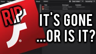 RIP Adobe Flash  Heres How You Can Still Play Flash Games [upl. by Akinot]