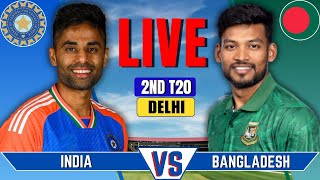 India vs Bangladesh 2nd T20  Live Match Score amp Commentary  IND vs BAN Live Match  IND vs BAN [upl. by Libbey314]