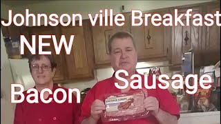 Johnsonville Breakfast Bacon Sausage  Sausage Strips  food review  short [upl. by Maryanna]