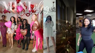 vlog  galentine’s day back in the gym bob marley movie premiere  Arnell Armon [upl. by Noicnecsa]