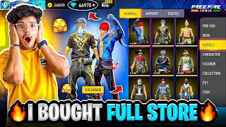 Free Fire I Bought Everything From New Store 50000 Diamonds💎 Garena Free Fire [upl. by Attekahs487]