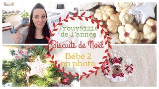 🎄Vlog biscuits de Noël  Trouvaille de lannée amp Bébé 2 en photo 🎄 [upl. by Palocz]