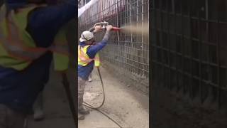 Concrete spray machine shrots [upl. by Perceval]