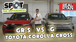 TOYOTA COROLLA CROSS GRS VS G COMPARISON PHILIPPINES [upl. by Ahsimek839]