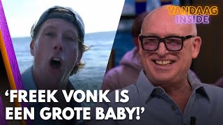 René ziet opmerkelijke beelden van Freek Vonk ‘Het is een grote baby’  VANDAAG INSIDE [upl. by Merrie489]