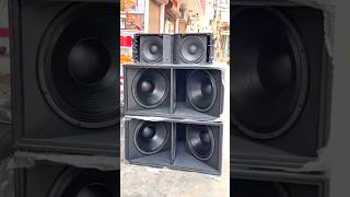 2 Bass 1 Line Array Zypher Labs Amplifier With Spekar dj bhojpurimusic trend viralshort [upl. by Yliram]