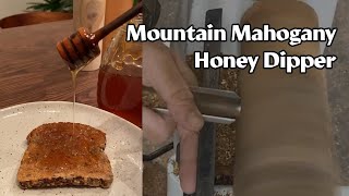 Making a honey dipper out of one of North Americas hardest woods [upl. by Eyeleen]