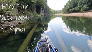 Jacks Fork River Buck Hollow to Rymer Part 1 of 2 Camping on the river [upl. by Alfie]