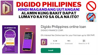 BAKIT HINDI MAGANDANG UTANGAN ANG DIGIDO PHILIPPINES [upl. by Torras439]