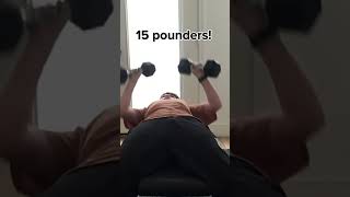 15 pounders excercise exercisemotivation motivation workout weightlifting [upl. by Ramah]