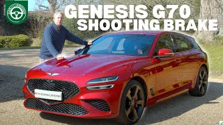 BRAND NEW Genesis G70 Shooting Brake 2023 RARE REVIEW [upl. by Gavan968]