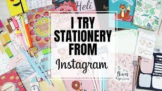 HUGE Instagram Stationery Haul From India  Giveaway  HeliHauls [upl. by Sualocin]