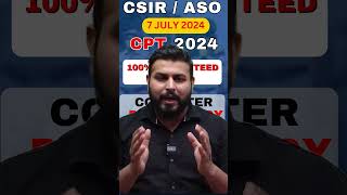 ASO CPT  CSIR CPT  CPTCommon Proficiency Test Preparation for CPT Exam  CPT last Time Exam [upl. by Dustman]