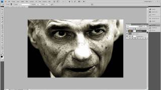 Adobe Photoshop CS4 Tutorial Dynamic Black And White Photo Edit [upl. by Gwyneth]