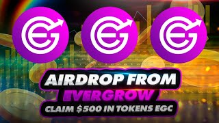 quotExclusive Airdrop Fiesta Grab 500 EverGrow Crypto Tokens While You Canquot [upl. by Ahsiener]