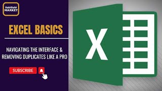 Mastering Excel Basics Navigating the Interface amp Removing Duplicates  StepbyStep Guide [upl. by Ahselrac]