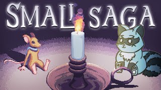 Adorable indie RPG about being a tiny rodent on a big adventure  Small Saga [upl. by Enetsirk]