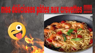 PATTE A LAIL ET AUX CREVETTES facile et rapide [upl. by Annayak]