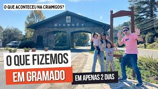 VLOG 10  Conhecendo Gramado  Problema na Cria Amigos [upl. by Bella399]