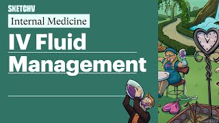 IV Fluid Management Internal Medicine  Sketchy Medical [upl. by Gaye]