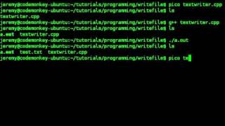 How to Write a Text file in C Linux [upl. by Harmaning]
