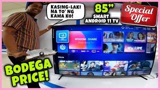 PINAKAMALAKING BODEGA NG NAGLALAKIHANG SMART ANDROID TV SA QUIAPO MAY DISCOUNT PA  PART 3 [upl. by Hailat532]