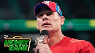 John Cena announces he will retire in 2025 Money in the Bank 2024 highlights [upl. by Arva]