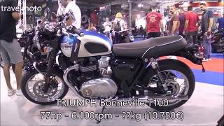 TRIUMPH Bonneville T100 vs TRIUMPH Street Scrambler [upl. by Helsell]