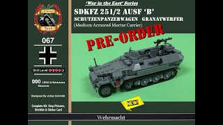 Lego WWII Sdkfz7 German Halftrack Instructions [upl. by Kati300]