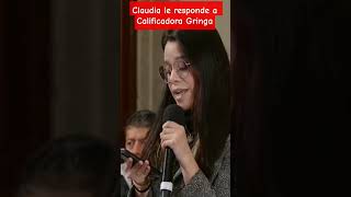 Claudia le responde a Calificadora Gringa [upl. by Nair]