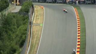 MotoGP 2010  Sachsenring  rossi stoner last lap T13 [upl. by Niel]