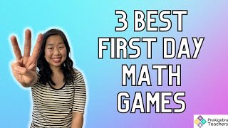 3 Best Middle School Math Games For The First Day of School [upl. by Dhar]