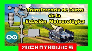 Transmisión de Datos de Estación Meteorológica 10 Mechatronics [upl. by Aynekal]