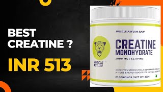 Muscle Asylum Creatine Monohydrate Powder Unflavored  Review [upl. by Dymphia]