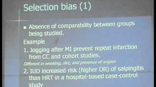 Association Causalty Bias and Interaction 7Oct2010 [upl. by Porett]