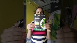 Garnier pure charcoal black serum mask review garnier charcoal skincare shorts [upl. by Nappie]