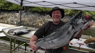 YouTube Fans go Chinook  Spring Fishing at the Work Channel Prince Rupert [upl. by Jadwiga109]