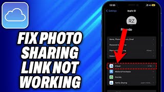 How To Fix iCloud Photo Sharing Link Not Working on iPhone 2024  Easy Fix [upl. by Kaehpos696]