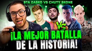 ¡LA MEJOR BATALLA DE LA HISTORIA CHUTY SKONE VS ZASKO BTA [upl. by Bej613]