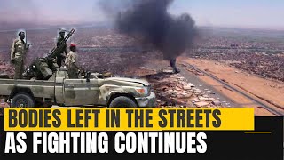 Street battles in Sudan capital USA preparing armed mission in Sudan [upl. by Asela]