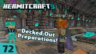 HermitCraft 9 ep 72 — Guppy Geyser II0 Decked Out preparations [upl. by Yelnik225]