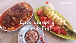 Knusprige Ente süßsauer wie ein Profi [upl. by Crescin378]