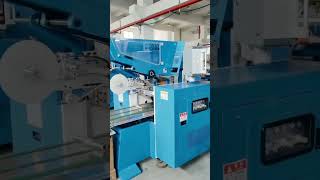 Full automatic aluminum foil roll rewinding machine [upl. by Akkire]