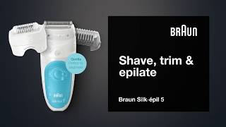 Braun Silképil 5 Product Video [upl. by Notsgnal542]