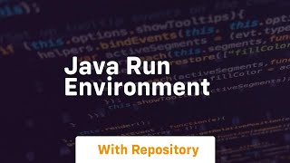 java run environment [upl. by Olenka]