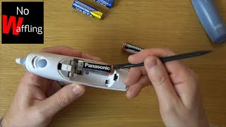 How to change batteries on a Braun thermometer  Thermoscan 6022 [upl. by Magree221]