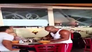 Klitschko  Shannon Briggs  Restaurant  Remix Lets go Champ [upl. by Litman]