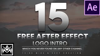 Best 15 New and Unique Logo Intro After Effects Template Free Download  Copyright Free [upl. by Bergstrom]