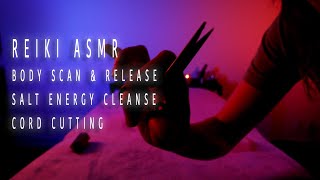 Reiki  Release Body Stress  Cord Cutting  Salt Cleansing  Sleep amp Heal  ASMR  POV [upl. by Enattirb163]